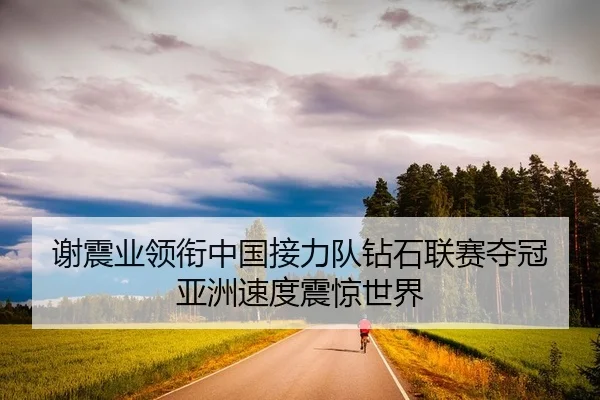 谢震业领衔中国接力队钻石联赛夺冠 亚洲速度震惊世界